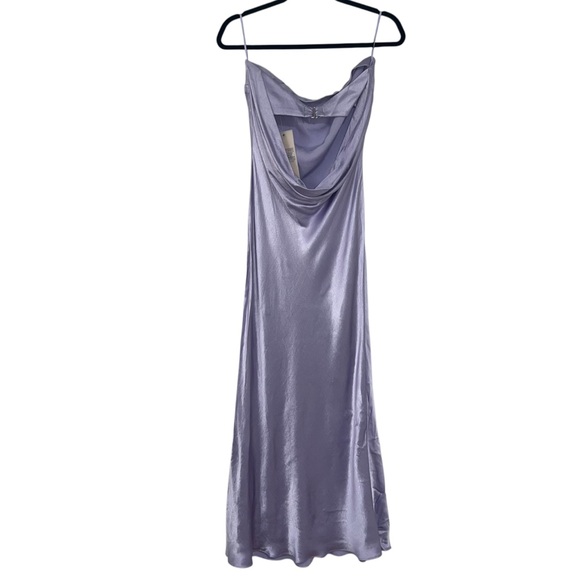 NEW NWT Bec + Bridge Moon Dance Strapless Maxi Dress Lilac Light Purple - Picture 5 of 9